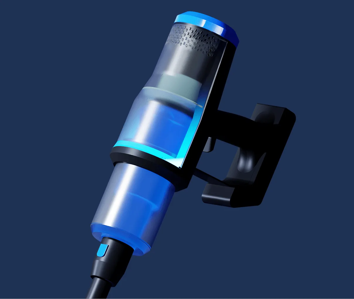 Luma — Luma dust chamber lit in cyan